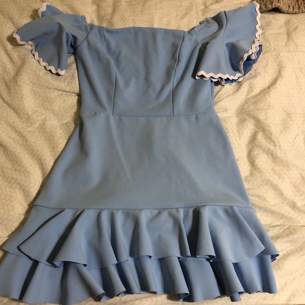 Blue dress
